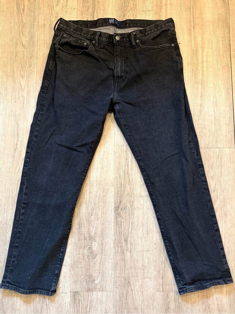 GAP Men's Black Straight Jeans 36 x 30